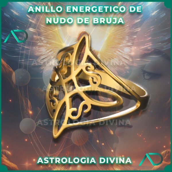 Anillo Energético de nudo de bruja