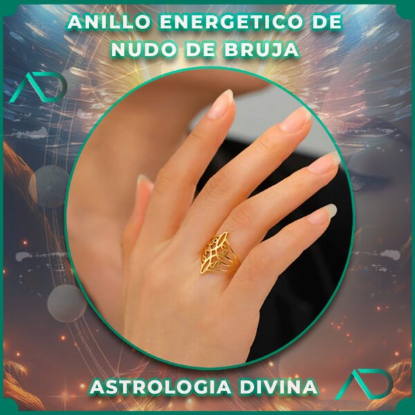 Anillo Energético de nudo de bruja - Imagen 2
