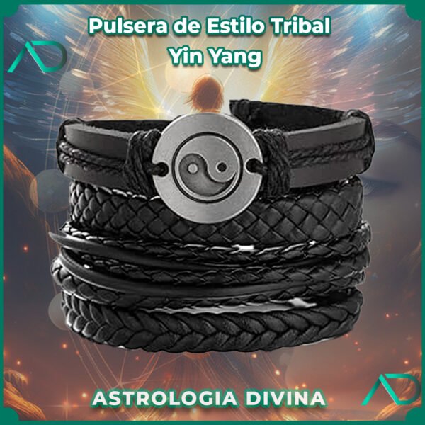 Pulsera de Estilo Tribal Yin Yang