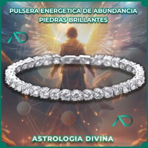 Pulsera energética de abundancia de piedras brillantes