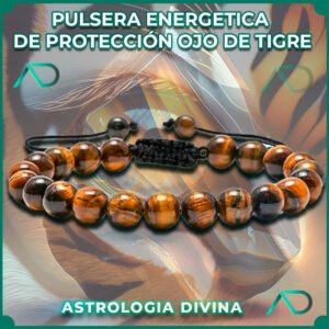 Pulsera de protección ojo de tigre ajustable