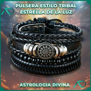 Pulsera de Estilo Tribal Estrella de Luz